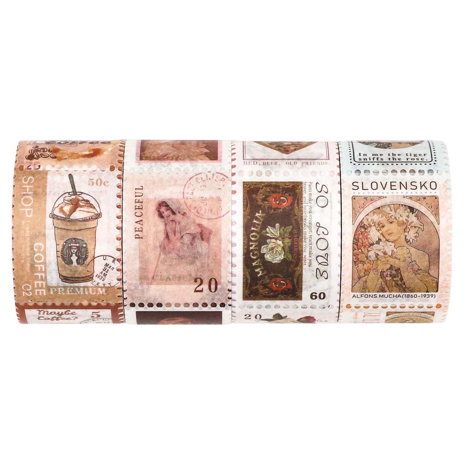 5M Retro Stamp series Washi Tape Adhesive DIY Scrapbooking Sticker Label  Journal